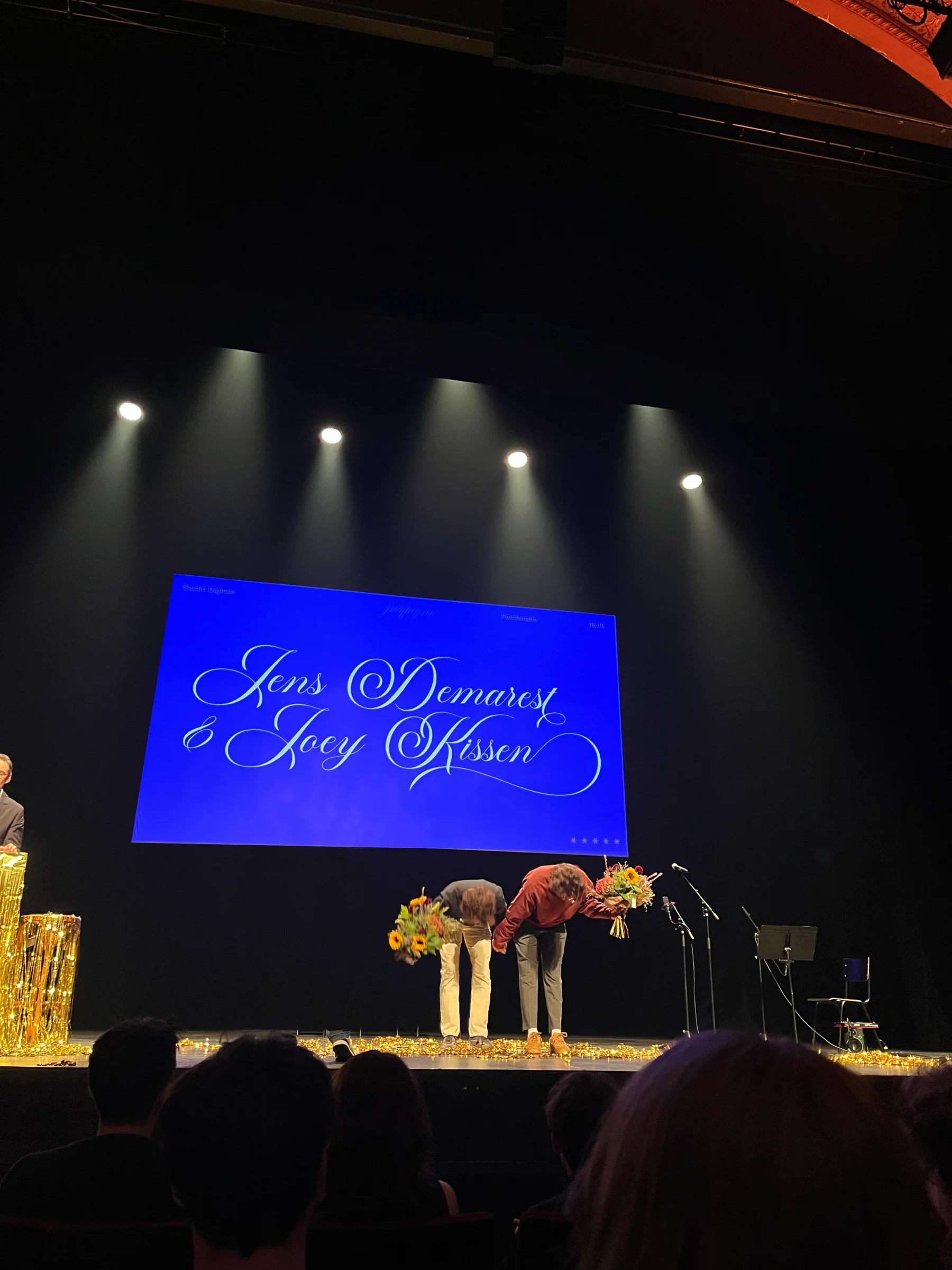 Shared Memories receiving a Henry van de Velde Award